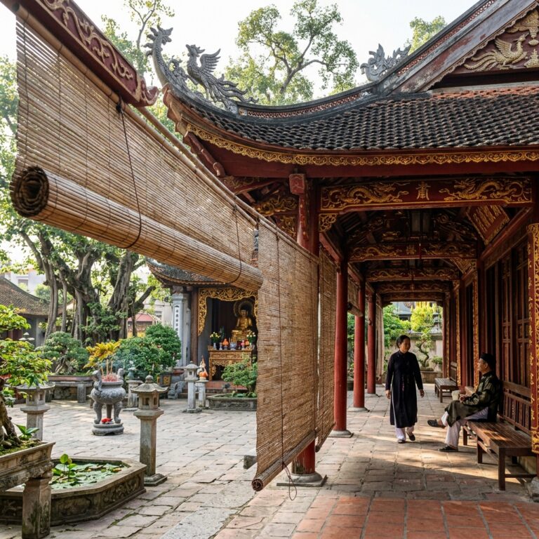 Xu Hướng Dùng Mành Tre Trong Không Gian Nghỉ Dưỡng 2026