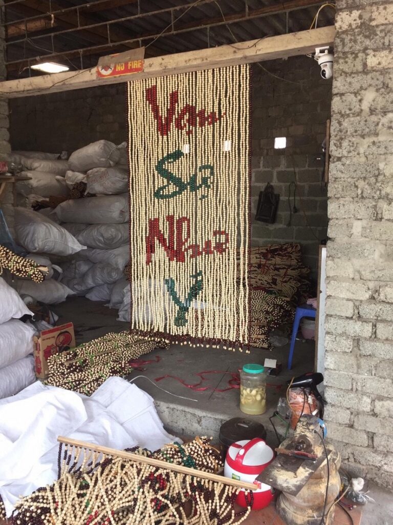 Mành hạt gỗ Bồ Đề