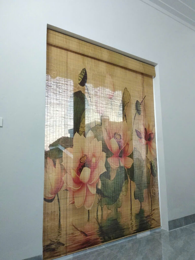 Mành Tăm Trúc In Tranh