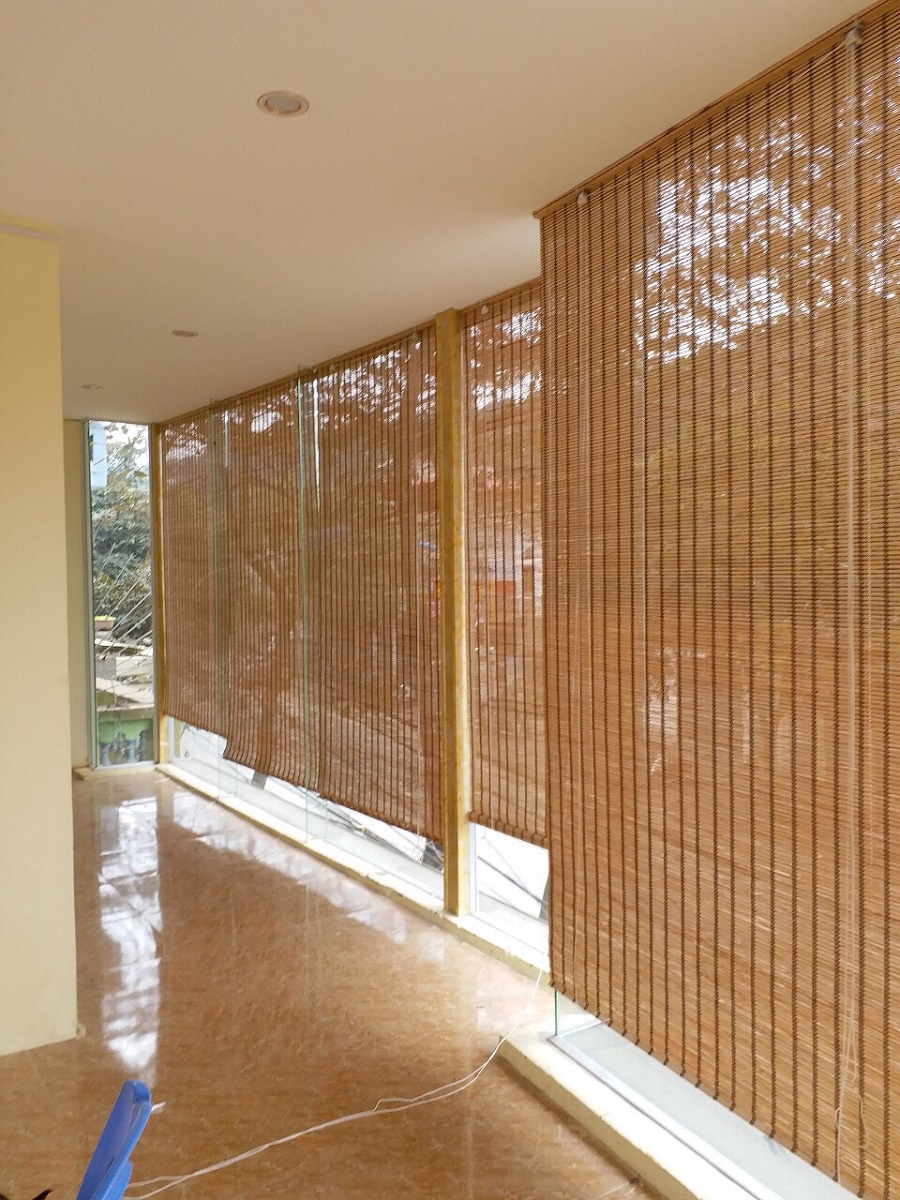 Mành trúc treo cửa sổ cho không gian nội thất