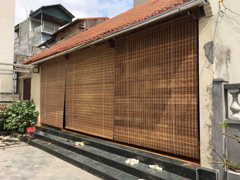 Mành trúc than hoá nan nhỏ