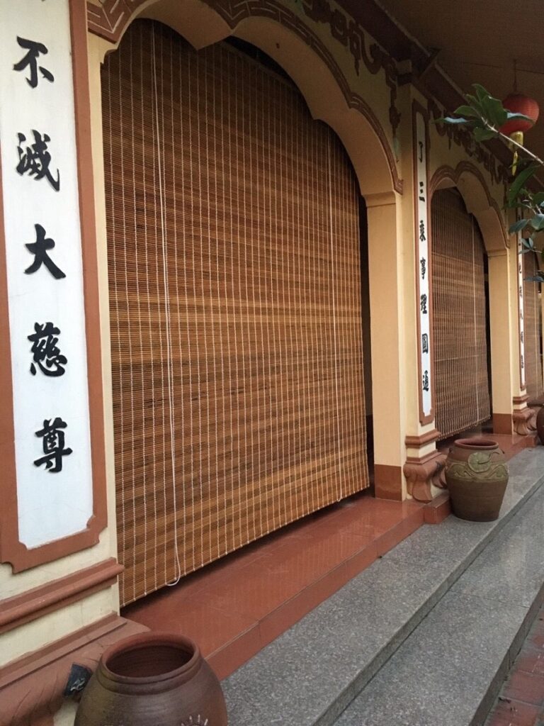 Mành trúc thân hoá màu óc chó