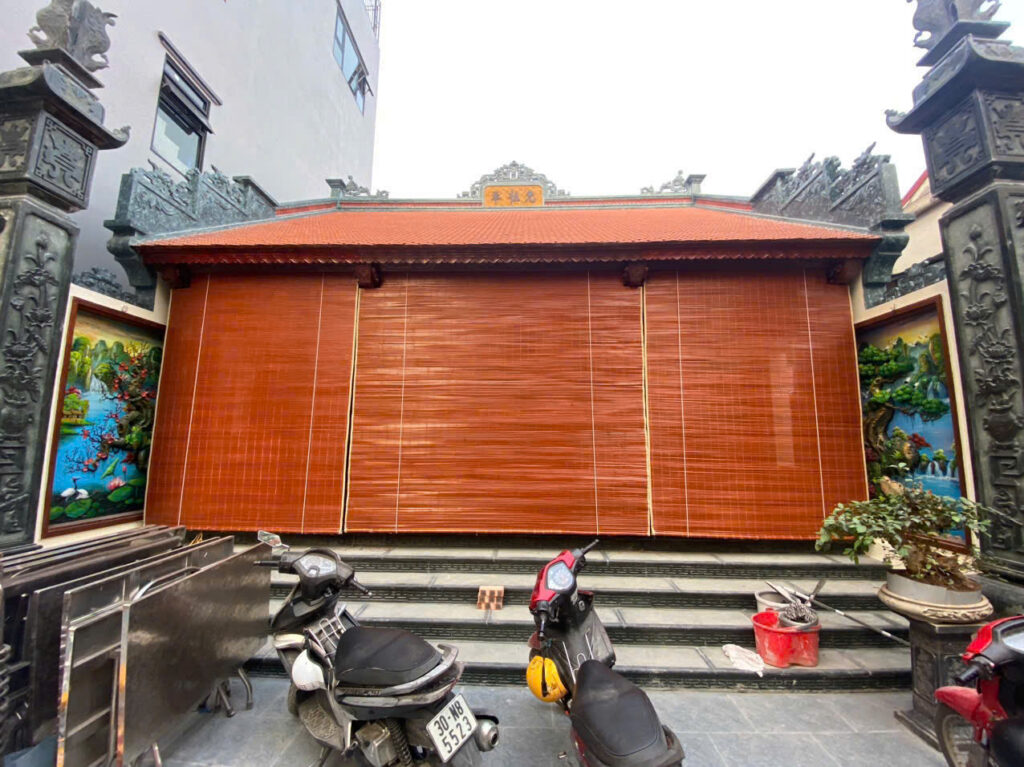 Mành trúc nhà thờ họ
