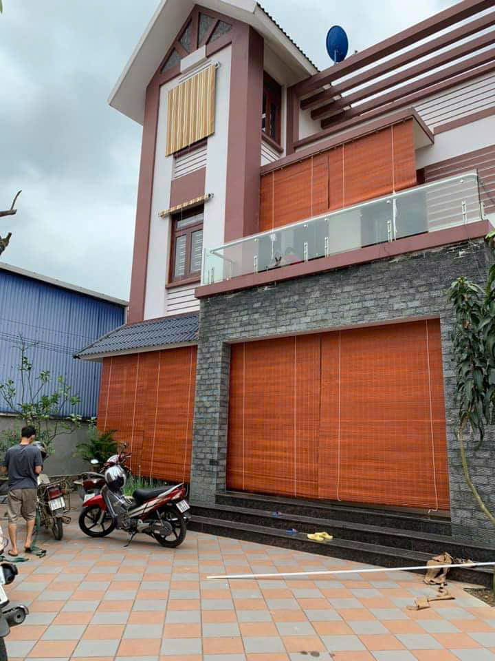 Mành trúc ngoài trời màu da bò tươi